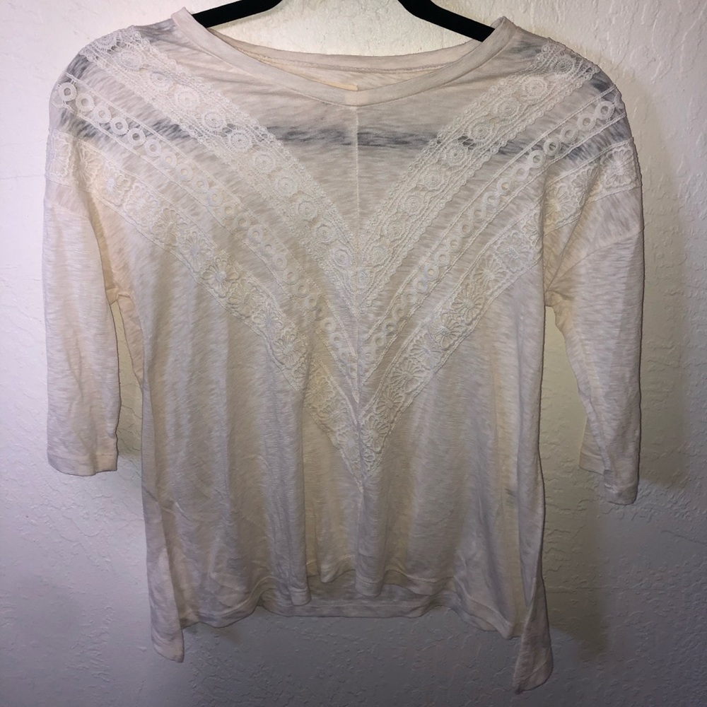 Wild-Blue 3/4 Sleeve Top